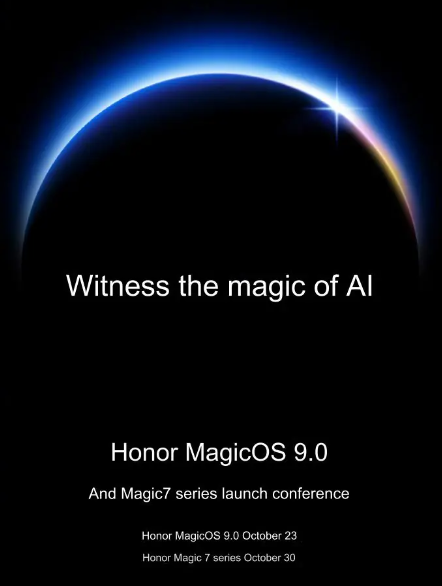 HONOR will launch HONOR Magic 7 series phones on October 30