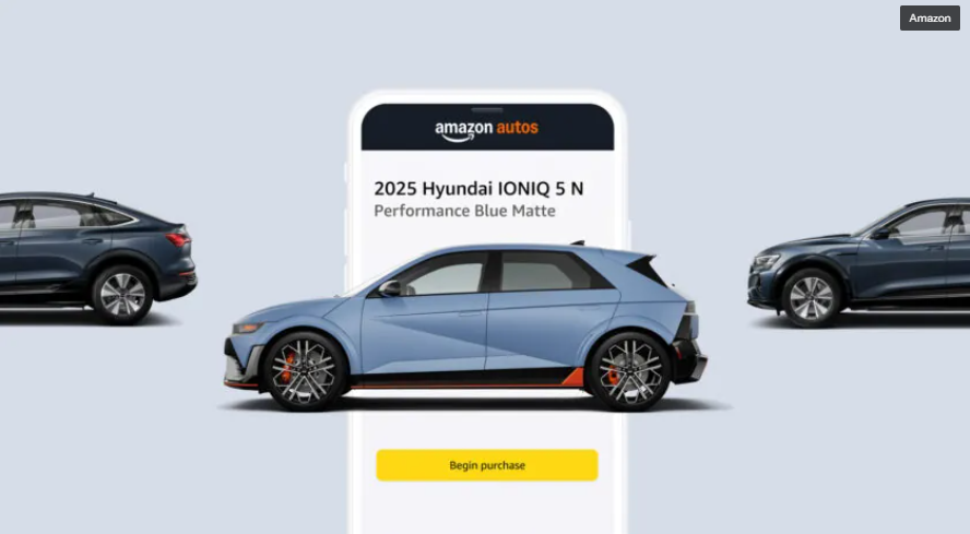 Amazon now lets you buy cars from the website