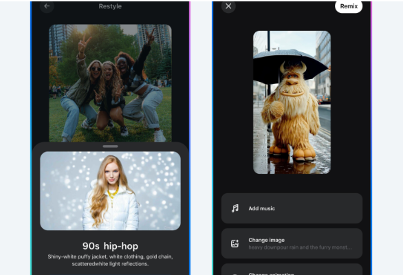 Meta AI launched a new feed of short-form, AI-generated videos called Vibes