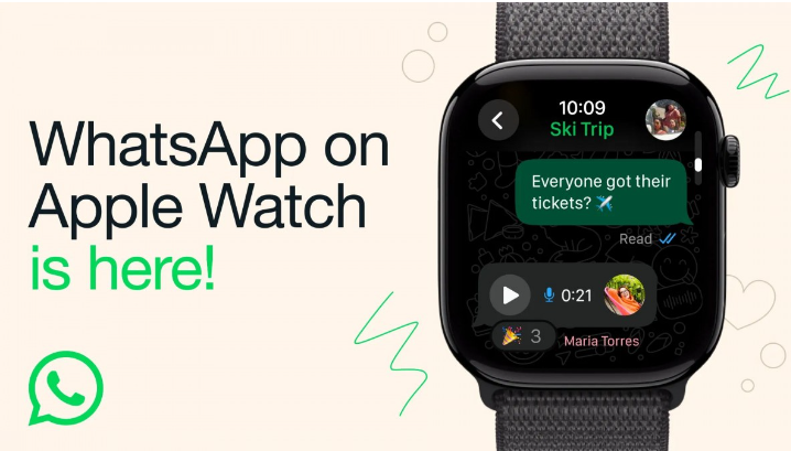 WhatsApp now has an app for your Apple Watch