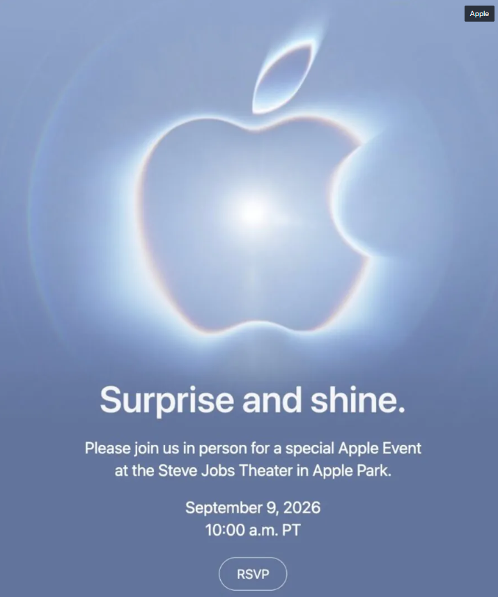 Apple sets September 9 event, foldable iPhone expected