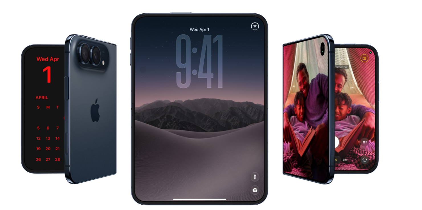iPhone Duo is thicker and heavier than basically every Android foldable
