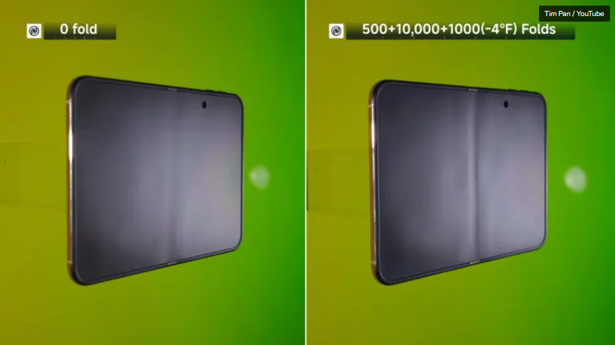 iPhone Duo durability tests reveal deeper screen crease