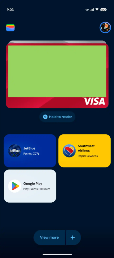 Google Wallet gets a new stacked card design