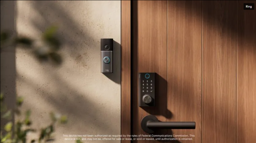 Ring unveils its first smart lock with a built-in energy crank